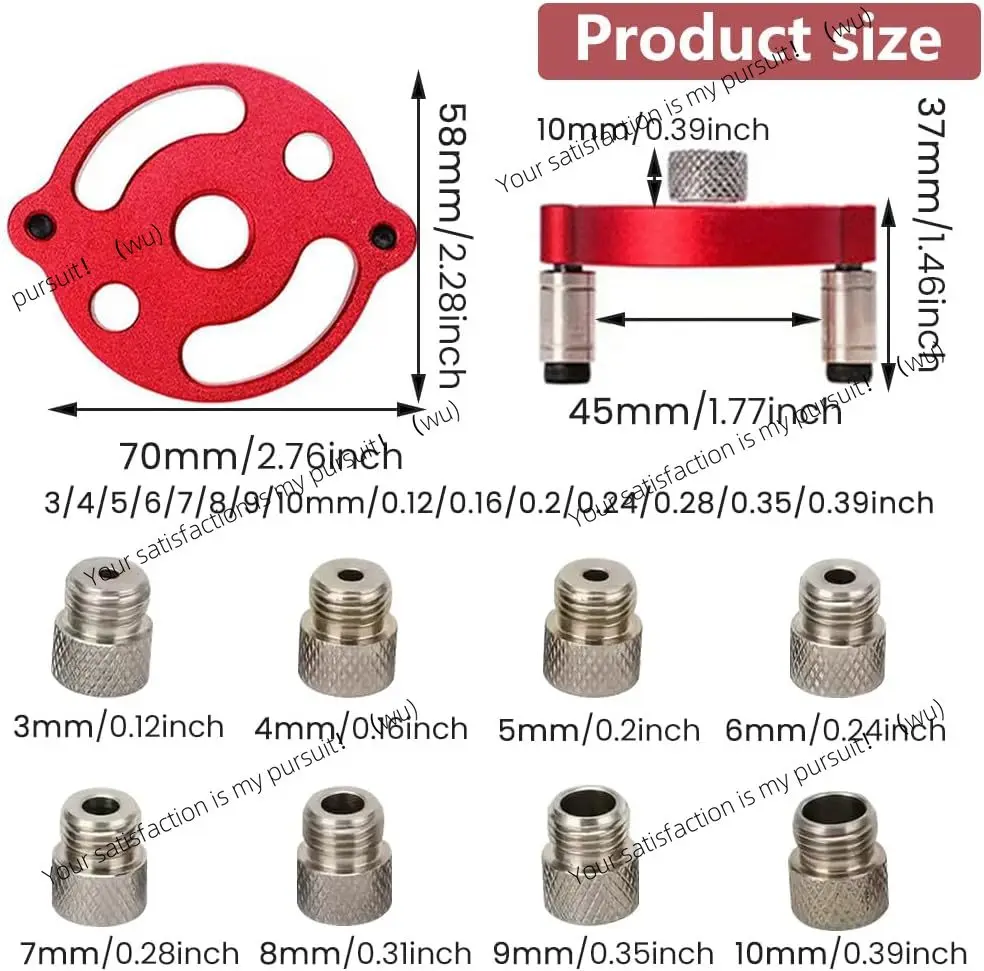 Self-centering tenon fixture, hand-held drilling guide for straight holes, a bestseller