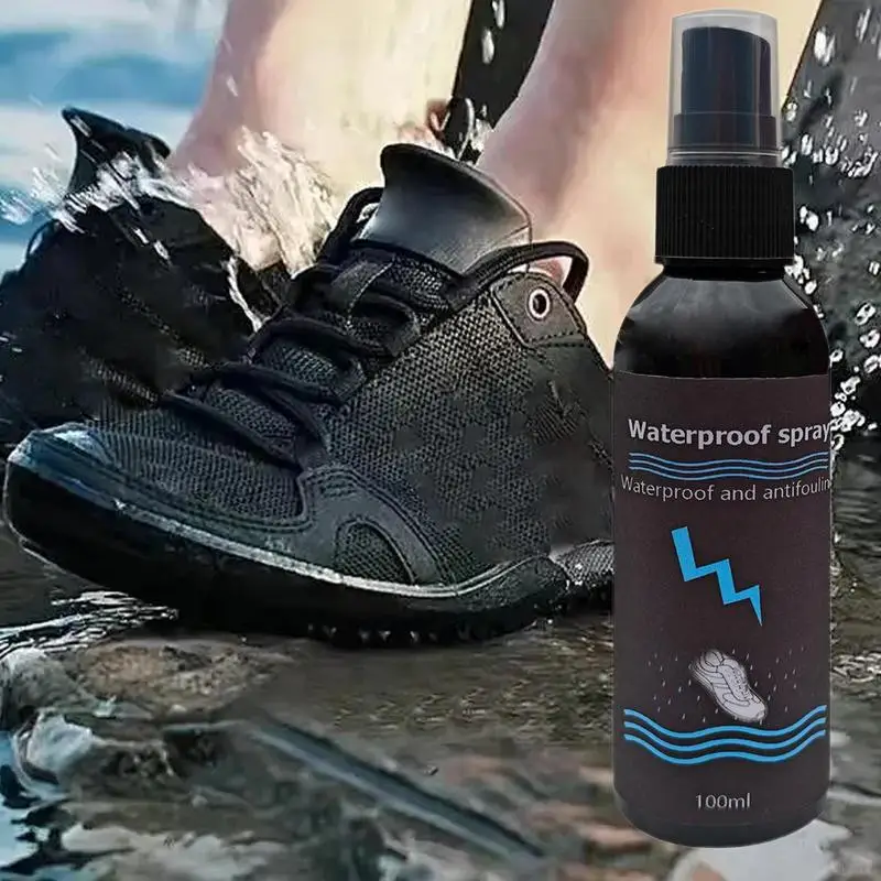 Waterproof Spray for Shoes 100ml Shoe Protector Spray Rainproof Nano Protection Stainproof Waterproof Boots Spray for Hunting