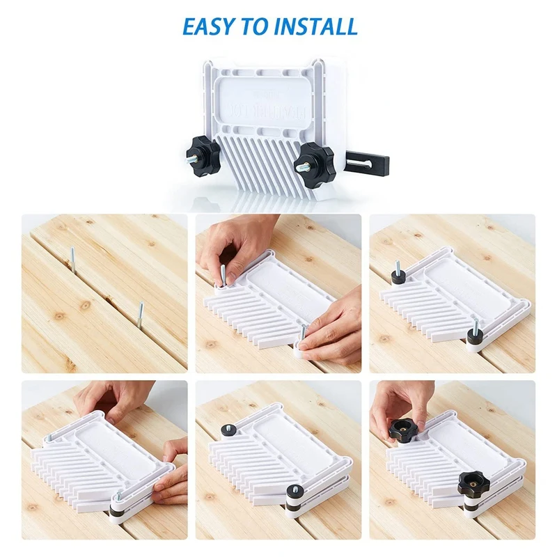 Upgraded Featherboard Safety Device Stackable Feather Board Fits Most Standard , T-Slots, T-Rails On Table Saws