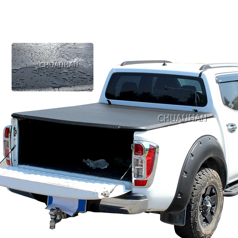 For Great Wall Poer Truck Bed Cover Soft Roll up Folding Tonneau Cover 2015 Hilux Revo Vigo for  Silverado Silver Tundra L200