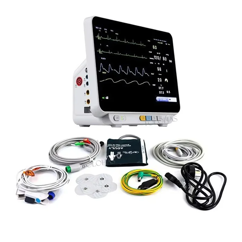 LHWVN14P Medical Veterinary Vital Signs Monitor Multi-Parameter Pet Patient Monitor