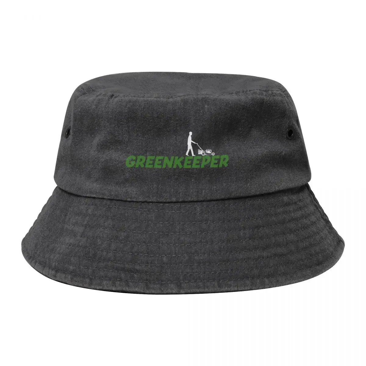 Greenkeeper lawn mower gardener gift idea Bucket Hat Kids Hat Hat Beach Ladies Men's