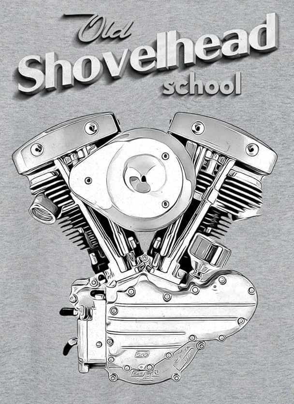 Vintage American HD Shovelhead Motorcycle FLH Engine Moto Rider Pullover Hoodie New 100% Cotton Comfortable Casual Mens Clothing