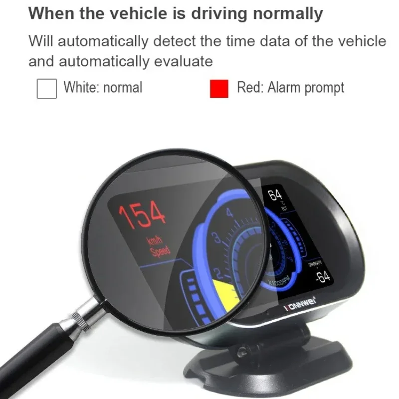 Utility KONNWEI KW206 Car Fault Scanner, Head-up Display 2-in-1 Supports 5 Major Protocols