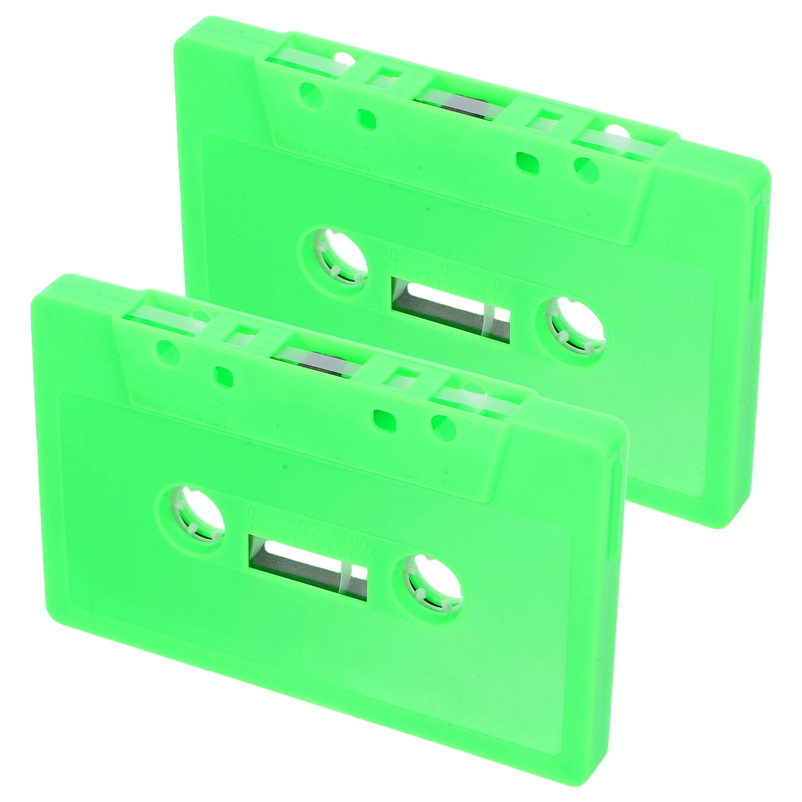 

2Pcs Storage Box Retro Cassette Tapes Holder Organizer Compact Cassettes Case Music Display Audio Tape