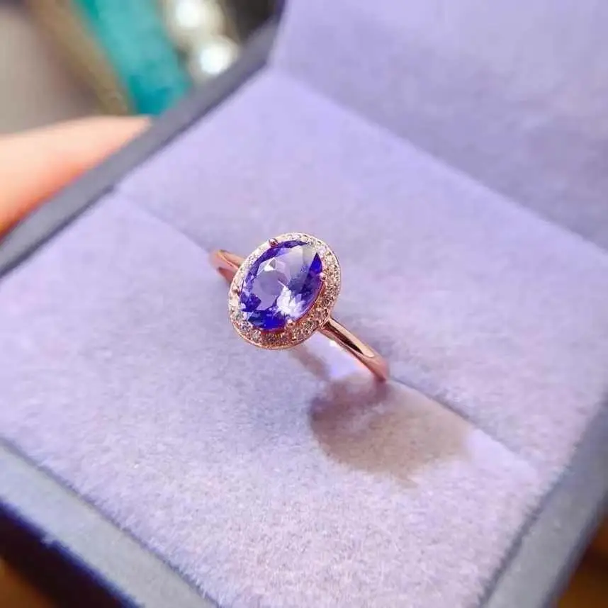 

Индивидуальный тренд, 100% натуральный настоящий танзанит, роскошное кольцо, кольцо, бесплатная доставка, драгоценный камень, серебро 925, изысканные ювелирные изделия