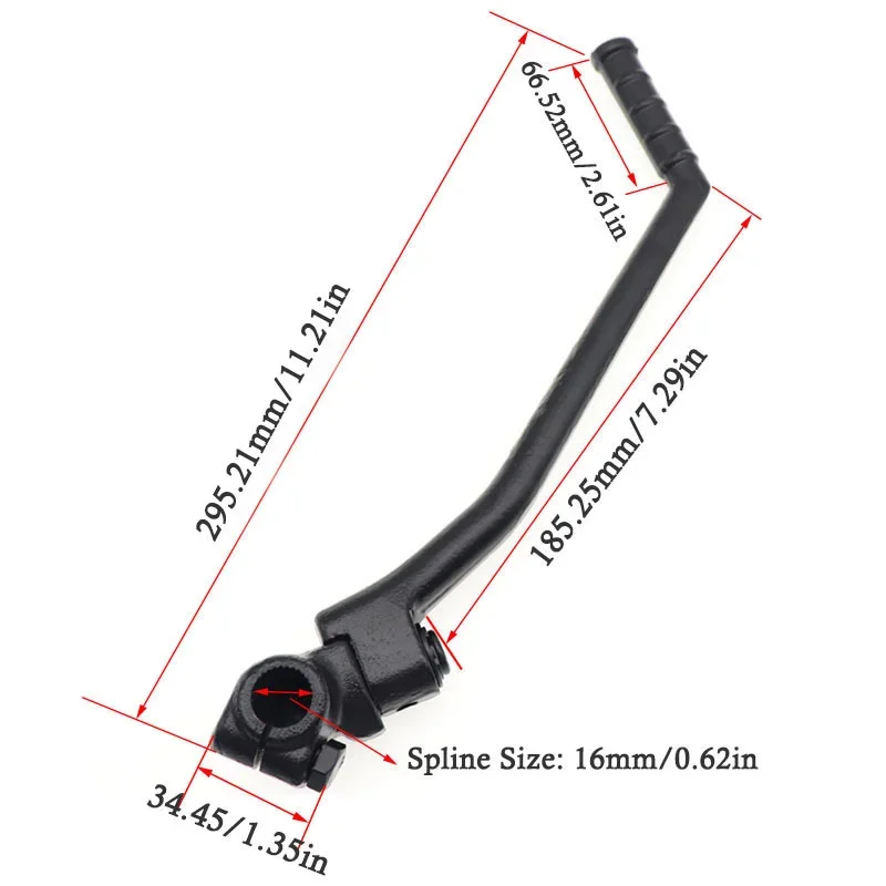 16mm Motorcycle Kickstart Arm Lever Dirt Pit Bike Motorcycle Accessories For Honda XL XR 250 250S 250R 150cc 200cc 250cc