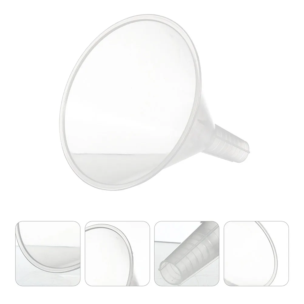 

Набор из 6 утолщенных пластиковых маленьких воронок для переливания жидкостей и твердых веществ, для лабораторных химических экспериментов, экологически чистый, ручной.