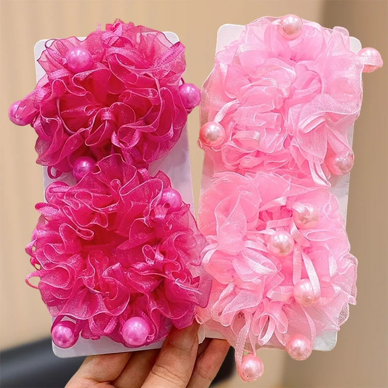 

Комплект из 4 модных разноцветных эластичных резинок для волос для милых девочек. Идеальный подарок для повседневной уличной одежды премиум-класса.