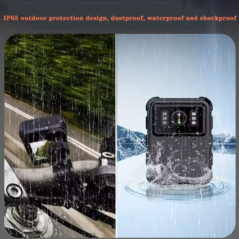 كاميرا فيديو 2K يتم ارتداؤها على الجسم مع بطارية 10HR IR Cut رؤية ليلية تلقائية لتسجيل الصوت والفيديو كاميرا يمكن حملها بالجسم مقاومة للماء #4