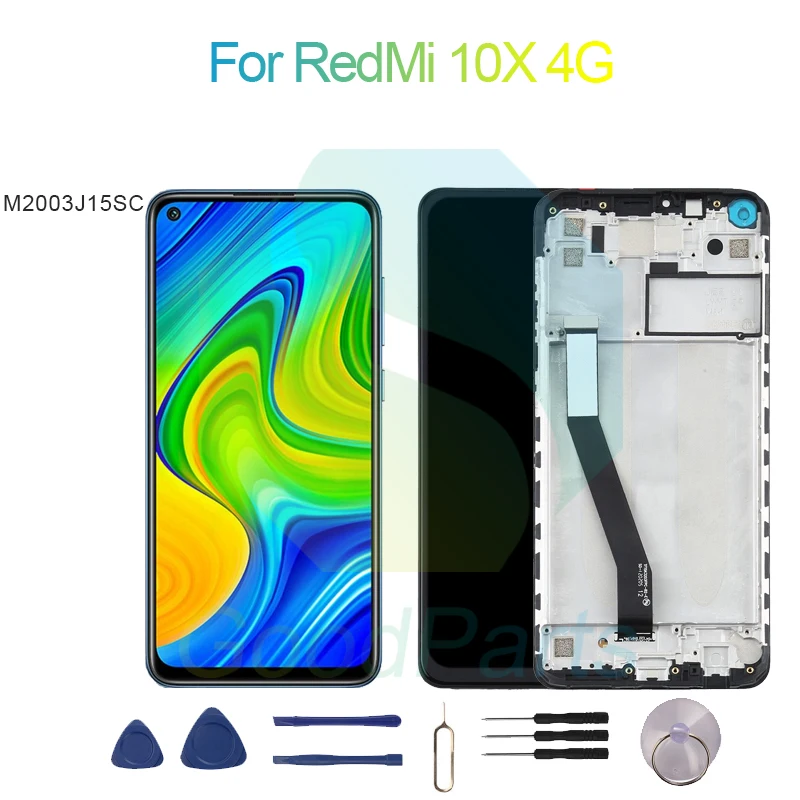 For RedMi 10X 4G Screen Display Replacement 2340*1080 M2003J15SC For RedMi 10X 4G LCD Touch Digitizer