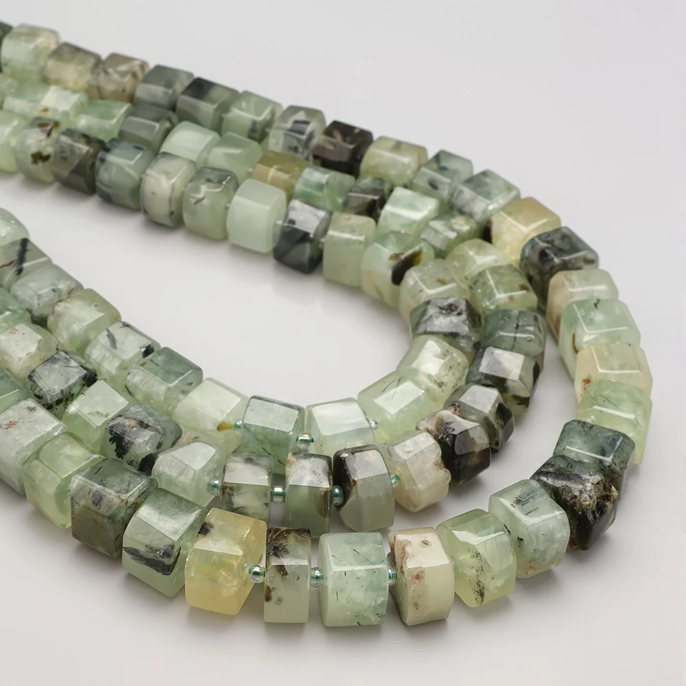 Gemischte Naturstein Facettierte Würfelperlen Rhodonit Amazonit Achat Amethyst Quarz Lose Abstandsperlen DIY Schmuckherstellung Zubehör – Detail 11