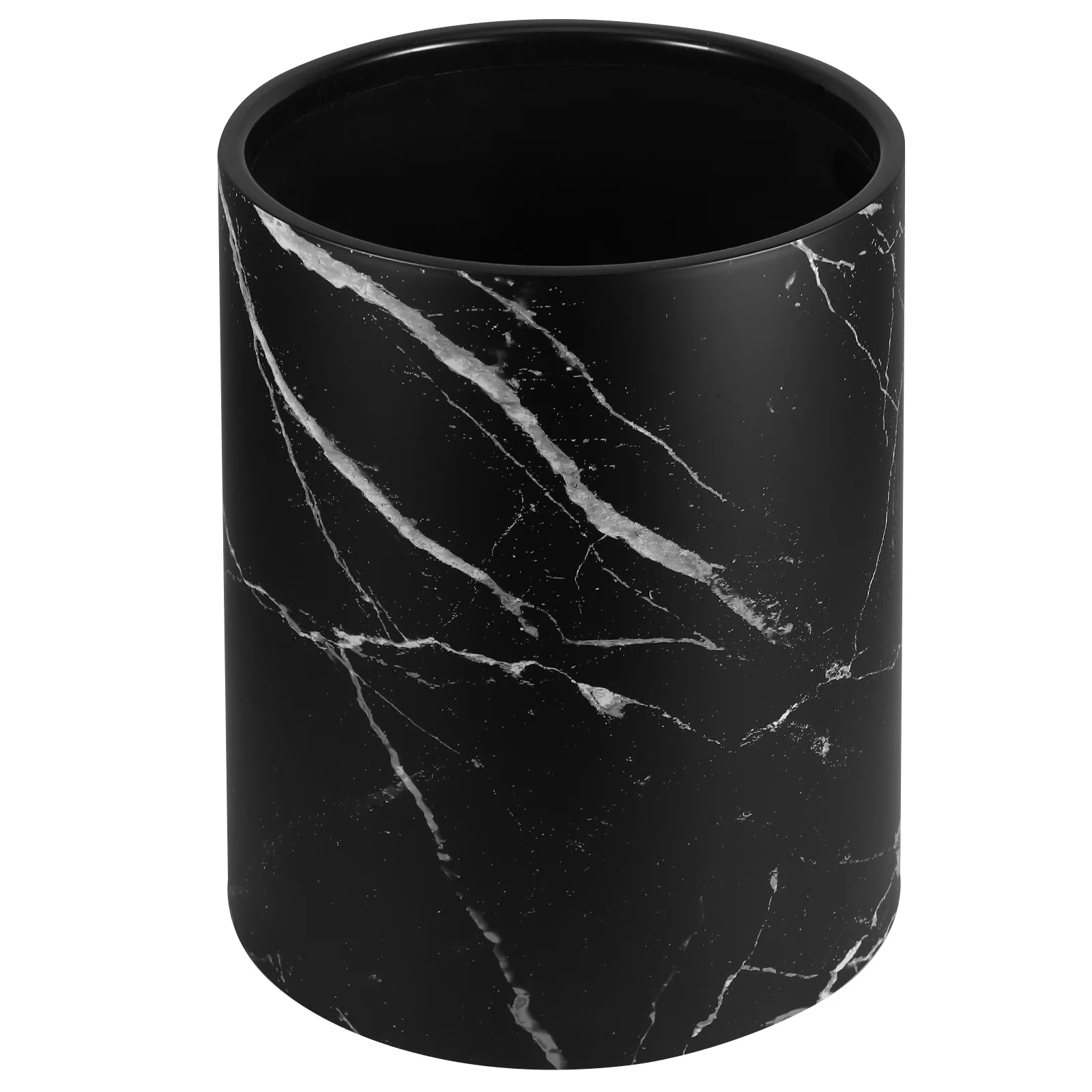 

Marble Trash Can Waste Bin Large Size Garbage Container Home Kitchen Bathroom Office Use Long Lasting Durability Beautiful