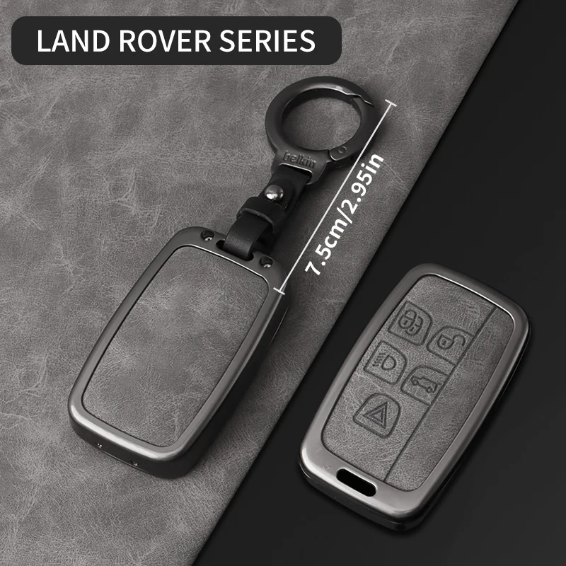 Autoschlüsselhülle für Land Rover Range Rover Evoque Sport Freelander Discovery Velar für Jaguar XE XF XJ – Detail 11