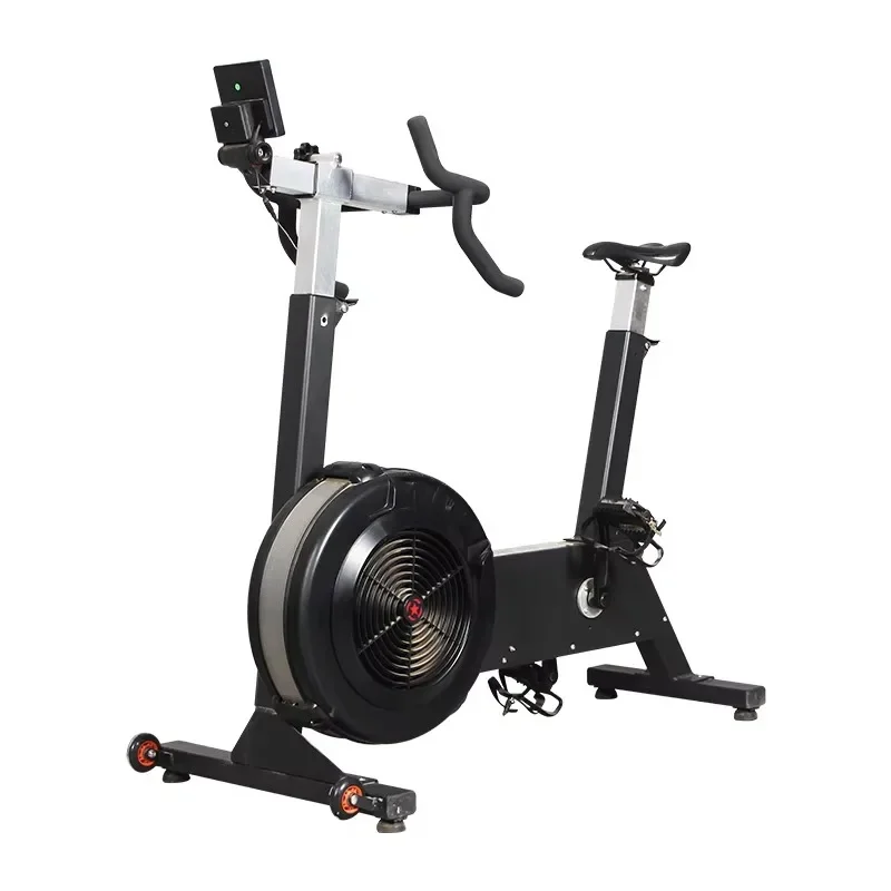 

Gym Air Resistance Spinning Bike, Ergonomic Design Exercise Cycle For Intense Cardio And Endurance Training