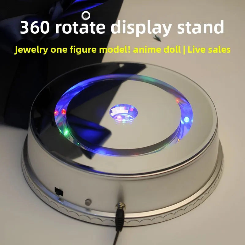 Revolving Table Display Table Ornament Display Stand Jewelry Mobile Phone Turntable Counter Jade Automatic Electric Turntable