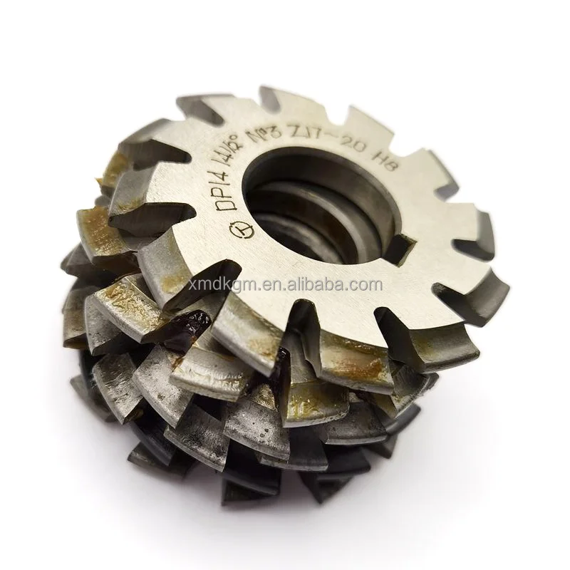 DP20 Set 8 Uds HSS PA14.5degree diámetro 22mm DP10 DP12 DP14 DP4 fresa de engranaje devolución