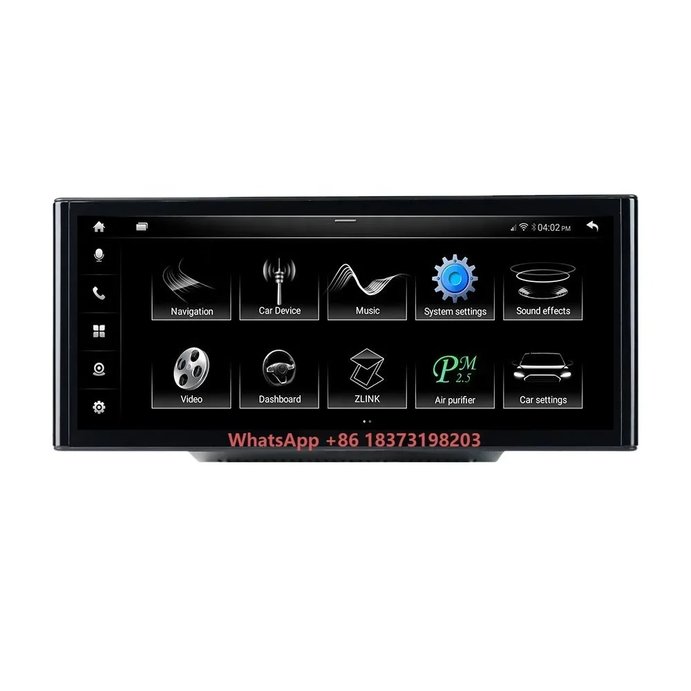 RoadNavi Android 13 Android Car Radio Wireless Carplay GPS Navi Multimedia Player for A4L S5 A5 2017-2022