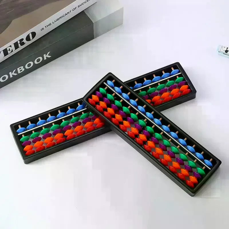 1Pcs Portable Chinese 13/17 Digits Column Abacus Arithmetic Soroban Calculating Counting Math Learning Tool For Children