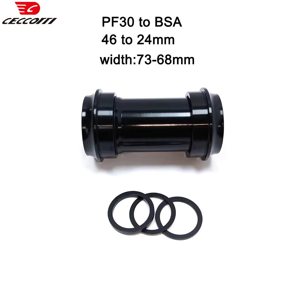 T47 PF30 BB30 BB92 Adapter MTB And Road Bike Thread Press Fit Bottom Bracket Central Movement Bicycle Part Bearing