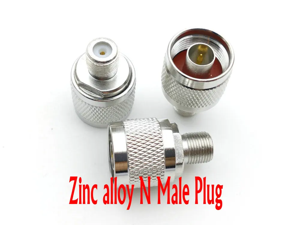 

20pcs Zinc alloy N-Type N Male Plug to F Female Jack RF Coaxial Adapter