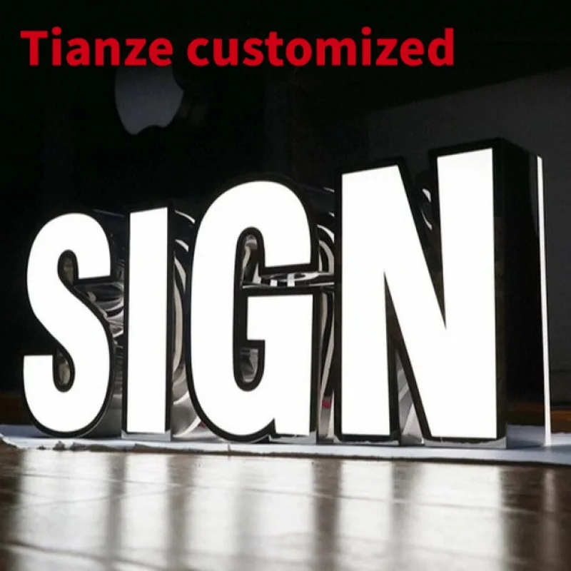 

(customized)Winbo Custom 3d letter sign backlit channel letter Lighted Acrylic Letters advertising led Business logo