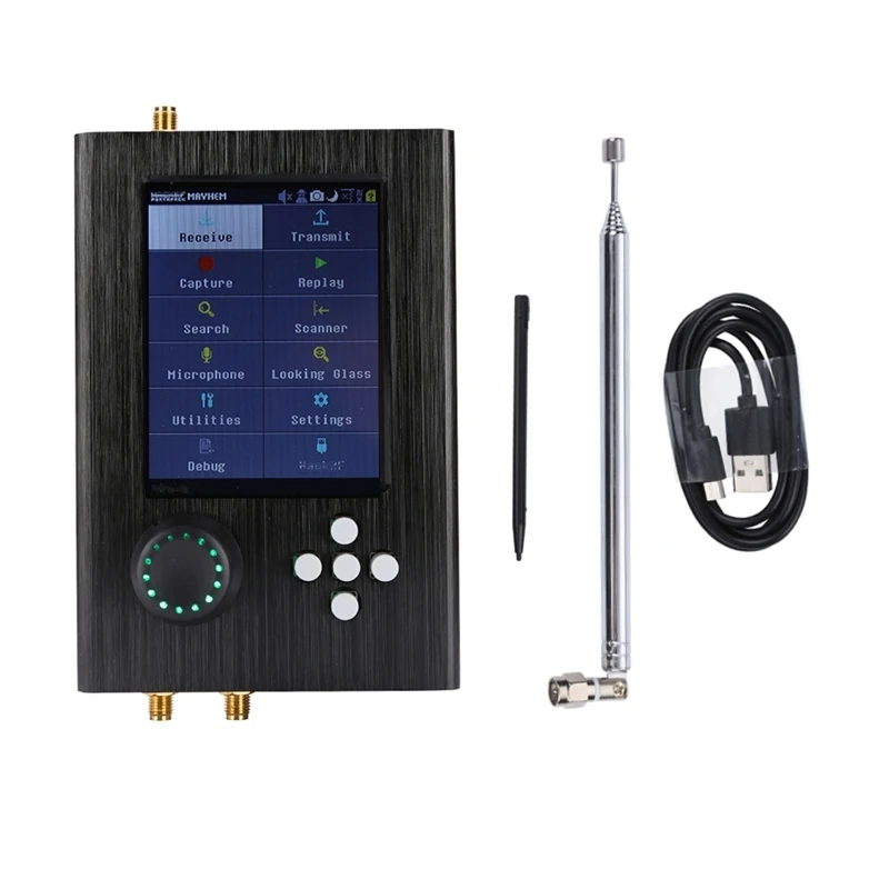 New Assembled H2 Receiver + r10 6GHz SDR Software Defined Radio + Aluminum Case + Battery + Speaker