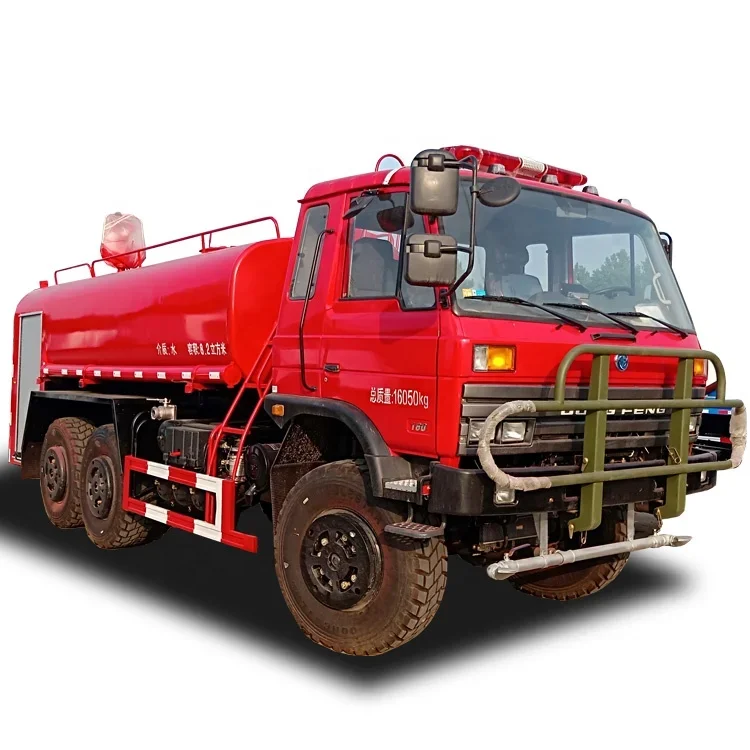 6x6 Simple Fire Fighting Truck Price for Sale