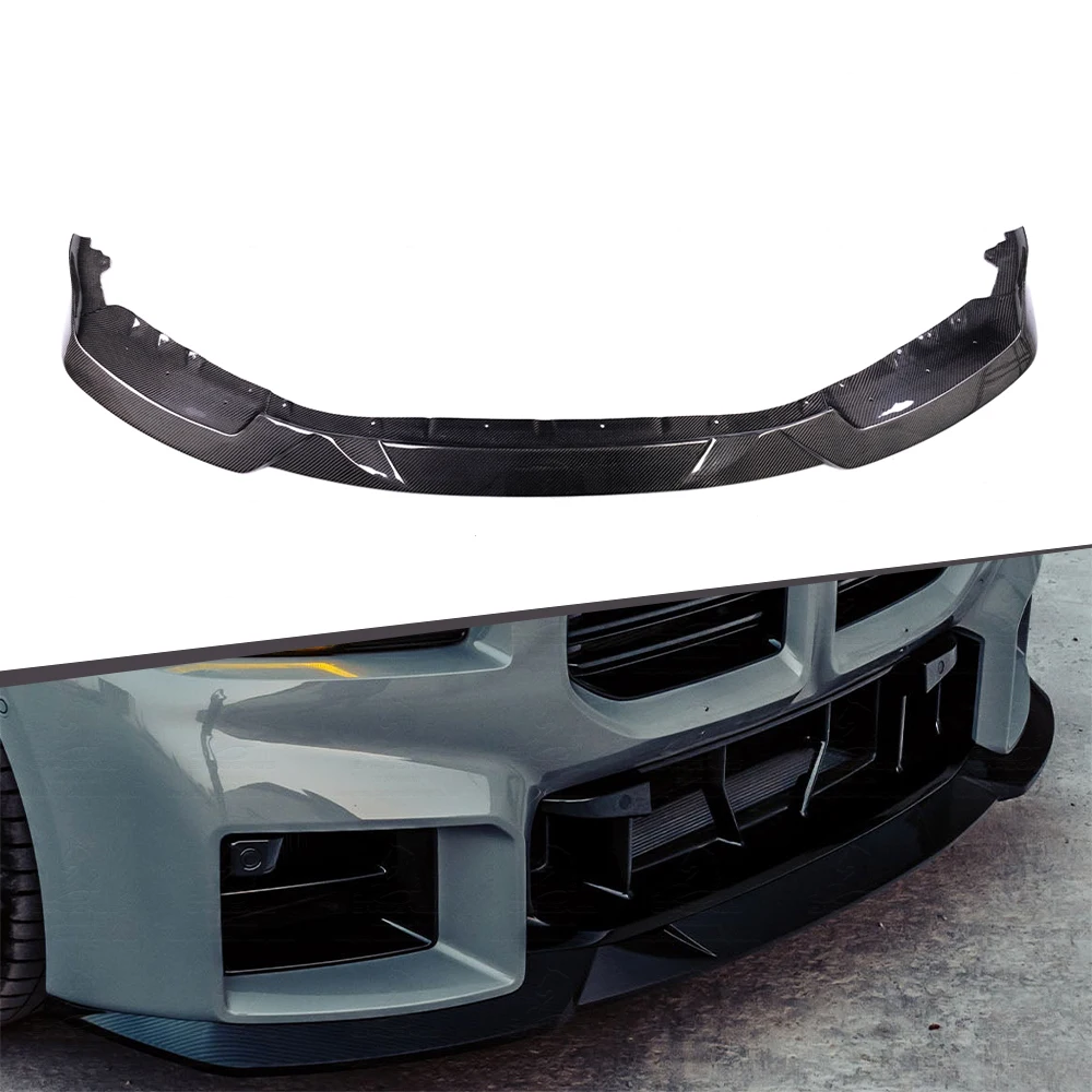 

Real Carbon Fiber Front Bumper Lip For G87 M2 Carbon Fiber Front Lip 2023-2024 MHC Style