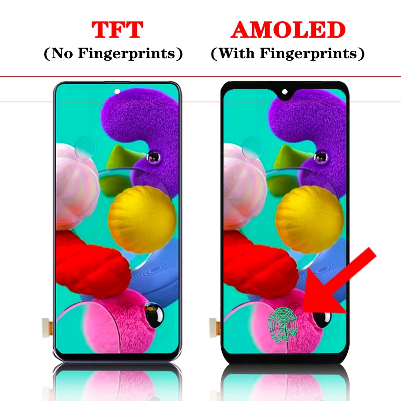 test LCD For Samsung  A51 A515 LCD Display A515F/DS A515FD A515 LCD Display Touch Screen Replacement A515F Display