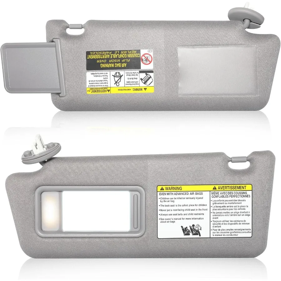 

Car Sun Visor for Tacoma 20052015 Sunshade Car Sun Visor Replacement 7432004210B0 7432004120B0 with Vanity Light and Makeup Mi