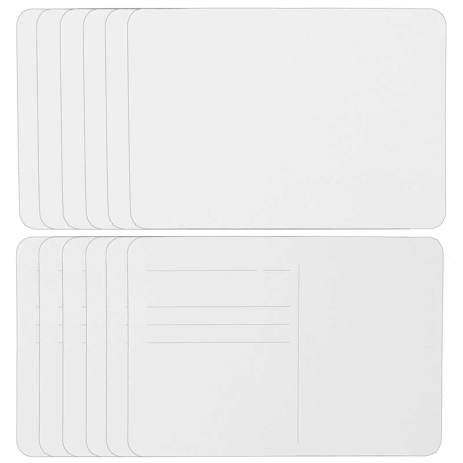 12Pcs Blank Watercolor Paper Cards Versatile Christmas Greeting Card Painting Thank You Note Gift Postcards