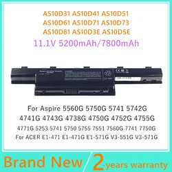 Laptop battery For Acer Aspire 7552 7552G 7552Z 7560 7560G 7741 7741G 7741TG 7741Z 7741ZG 7750 7750G 7750Z 7750ZG Series