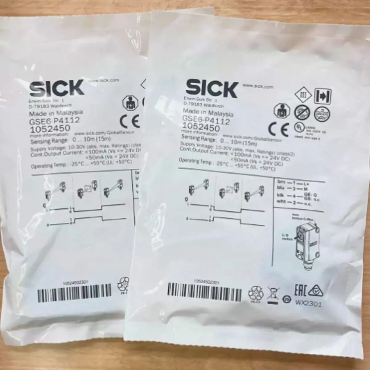 

GSE6-P4112 1052450 Miniature photoelectric sensors G6