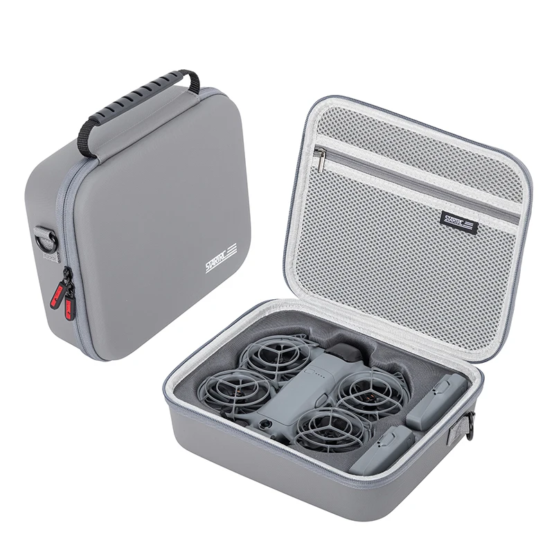 STARTRC Neo 2 Bolsa de Ombro PU Portátil Bolsa para DJI Neo 2 Drone e Acessórios de Bateria Estojo à Prova de Choque