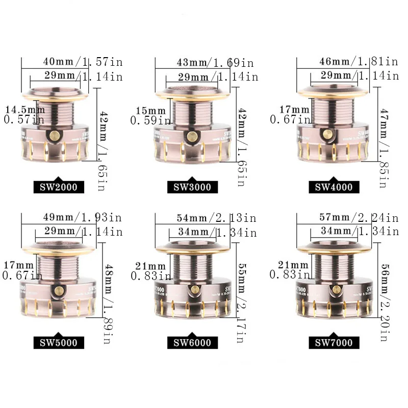 Deukio-耐久性のあるスピニングリール,淡水および塩水釣り道具,スムーズな操作,新品,4 1bb