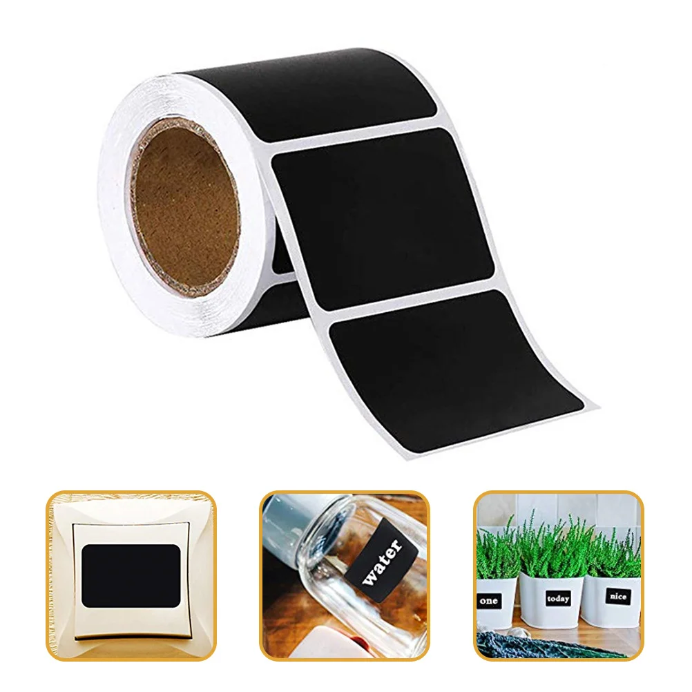 

1 рулон, водонепроницаемые пустые этикетки с именем, самоклеящиеся наклейки, легко отслаиваемые, записываемые для DIY, маркировка имени, домашние заметки