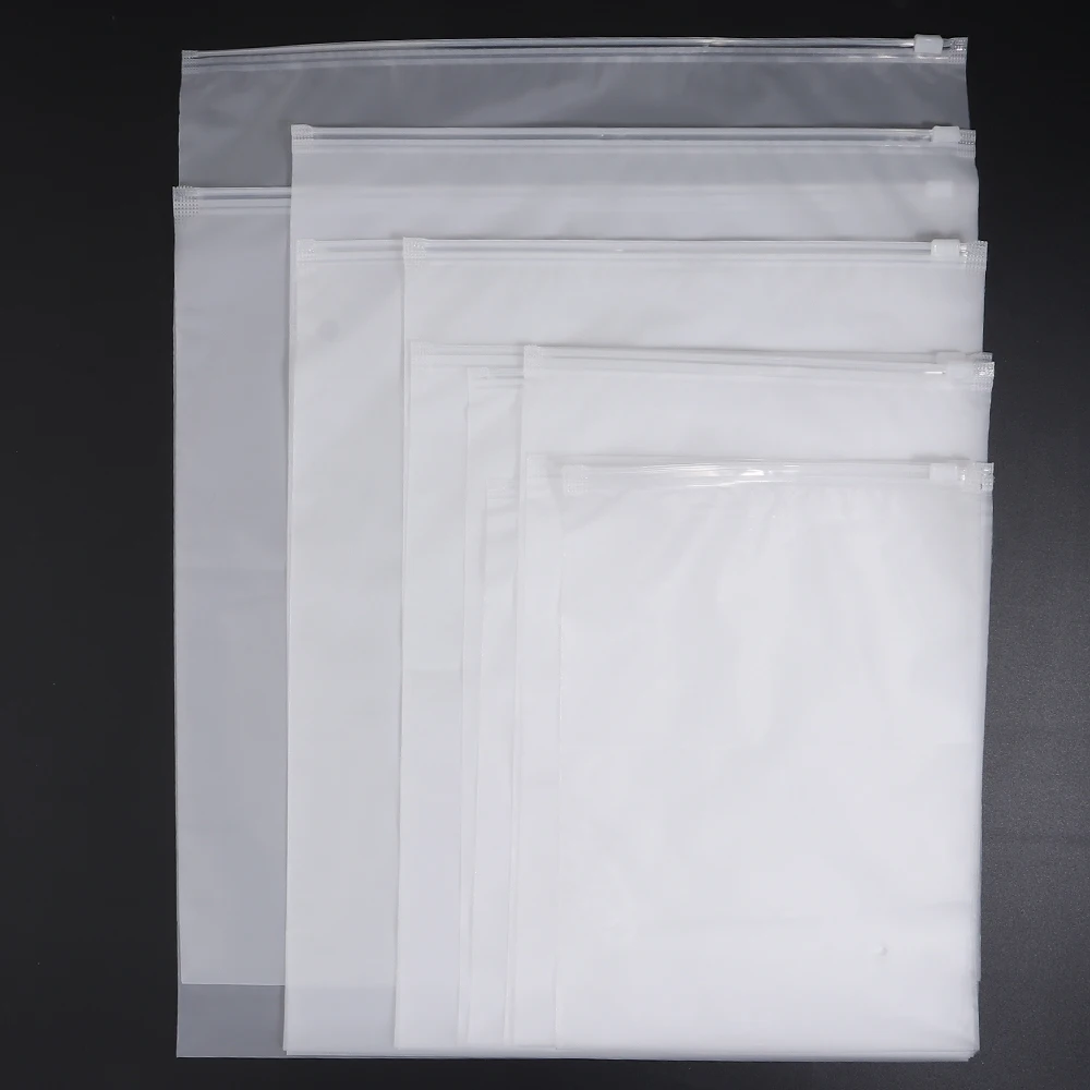 5-10 Stück/Set Mattierte Reißverschlusstaschen für Zuhause und Reisen, Aufbewahrung von Kleidung und Unterwäsche, Verpackungsbeutel mit Luftloch, Organizer, Wiederverwendbare Tasche – Detail 8