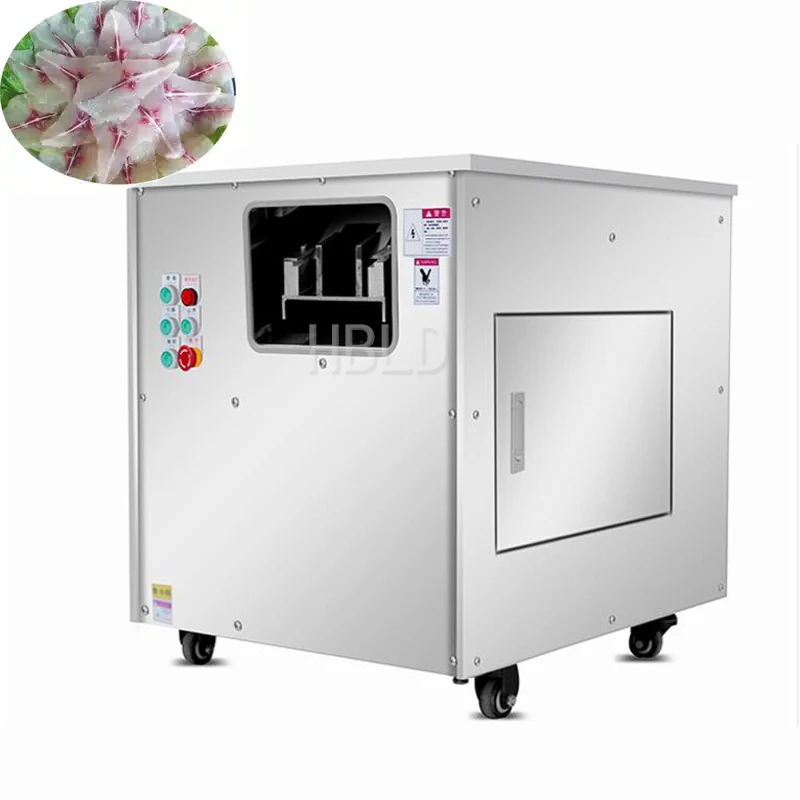 Полностью автоматическая коммерческая машина для резки небольшой свежей рыбы, машина для нарезки лосося