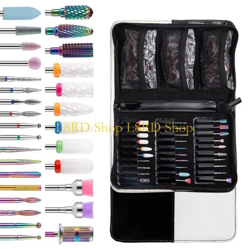 L8RD Ceramic Drill Bits Diamond Cuticle File Cuticle Remover