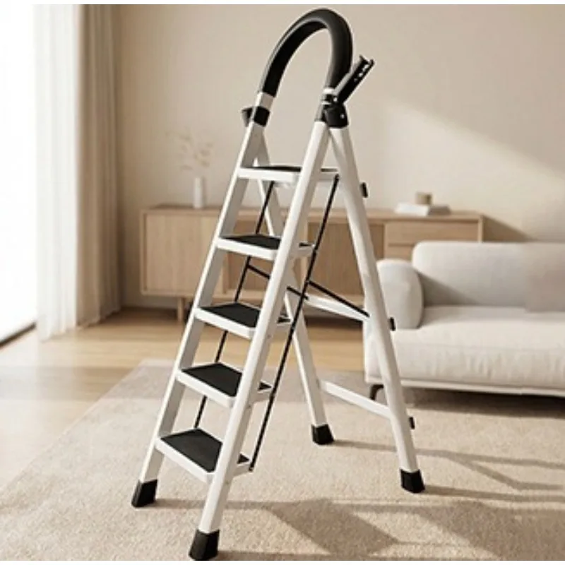 Household Foldable Herringbone Ladder for Indoor Multi-purpose Climbing High-energy Climbing Thickened Small Stairs