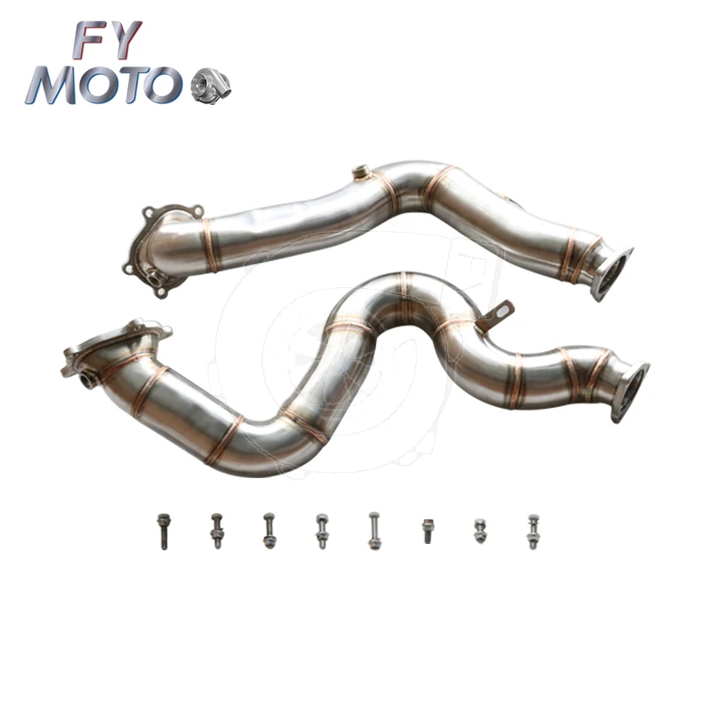 

Exhaust Downpipe For Audi S6 RS6 4G C7 RS7 3 Inch
