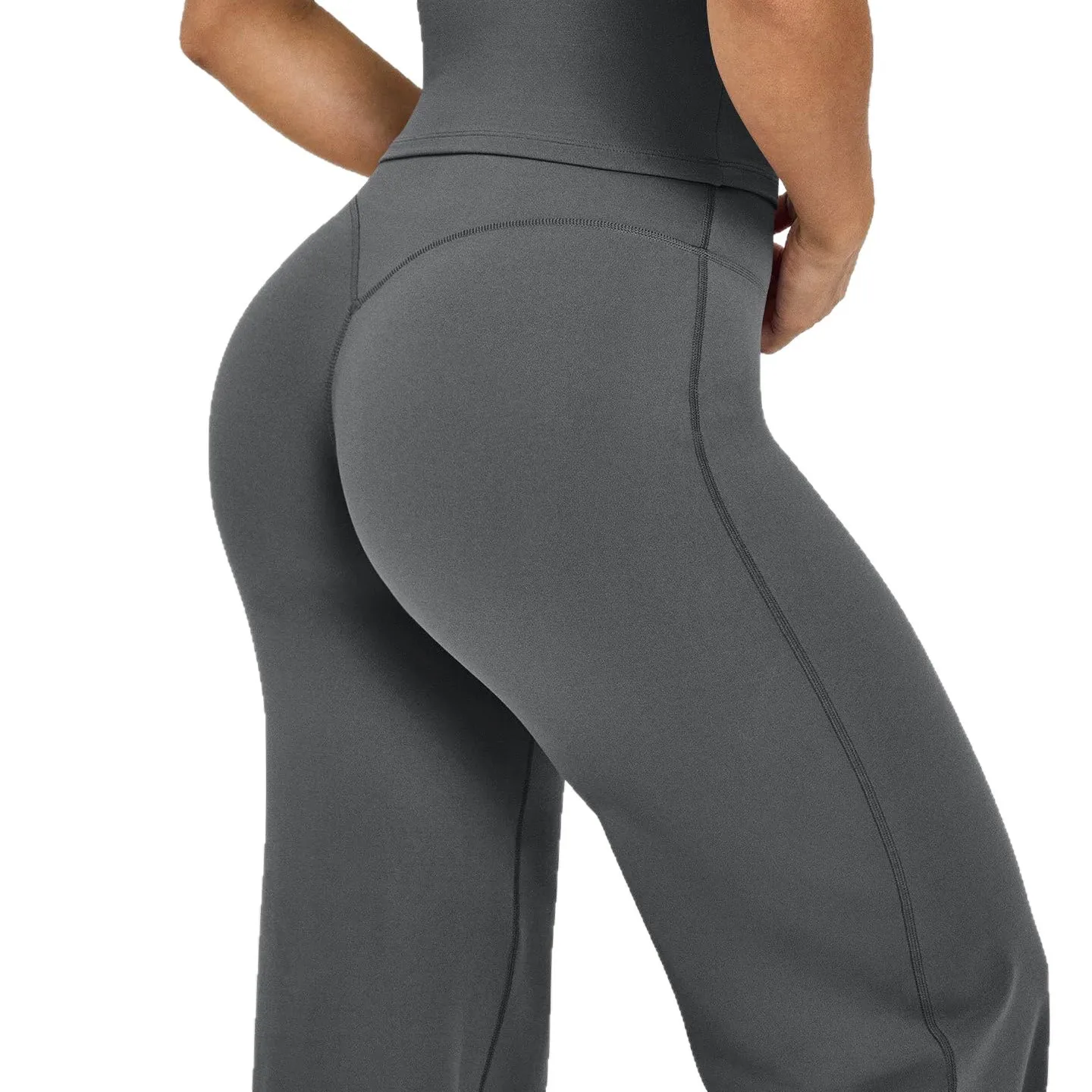 No Logos Women's Casual Women's Straight-leg Pants Ultra Soft Butter Fabric Yoga Clothes Autumn and Winter Wide-leg Sports Pants