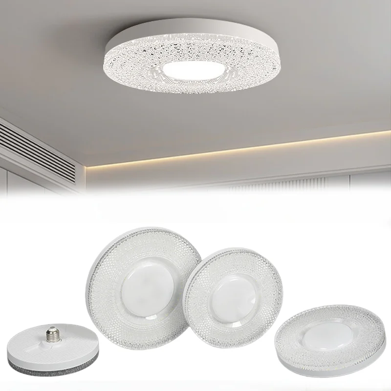 Super Bright E27 LED Chandelier Bulbs Separate Crystal Lamps Eye-Caring Energy-Saving Light for Home Living Room and Bedroom