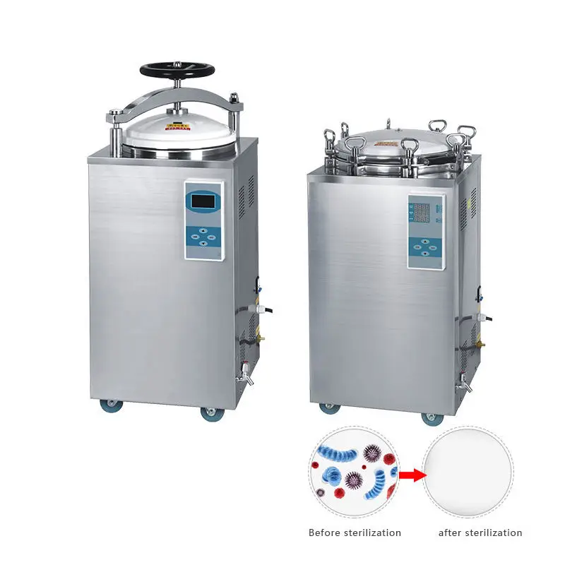 35L Pressure Steam Digital Vertical Automatic Autoclave Sterilizer Class I Autoclaves Sterilizers
