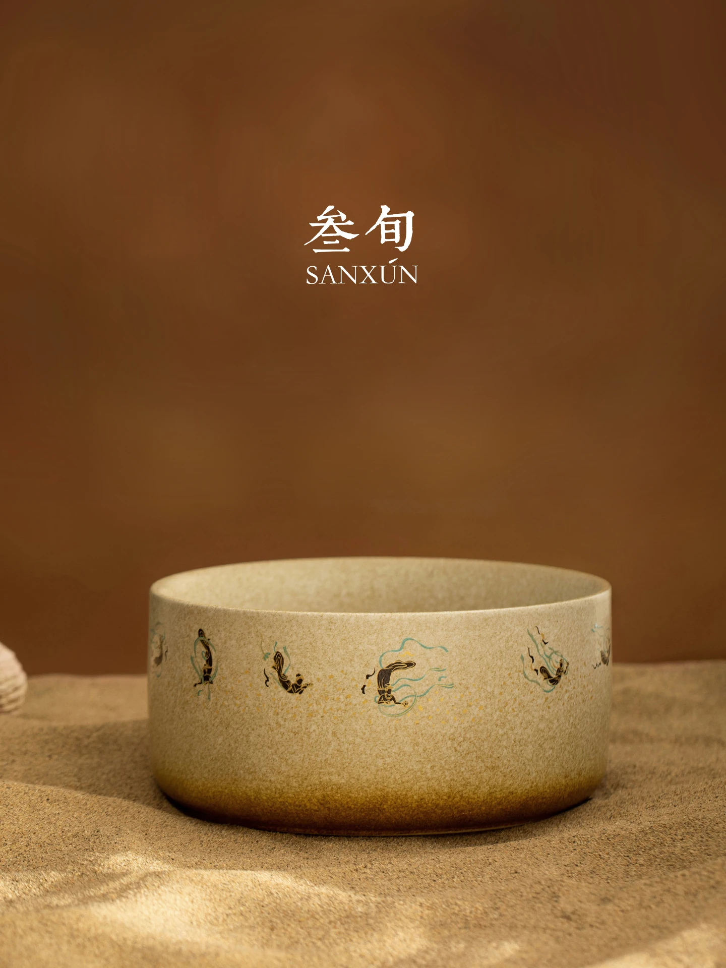 

Large Size Ceramic Tea Washing Bowl Flying Ceramic Tea Wastebasket Tea Ceremony Accessories Tea Set Components