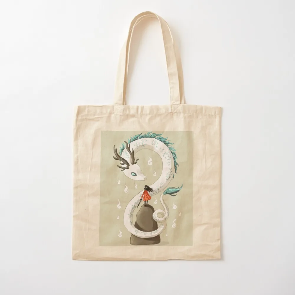 Dragon Spirit Tote Bag ecological bags Woman shopper bag supermarket folding bag