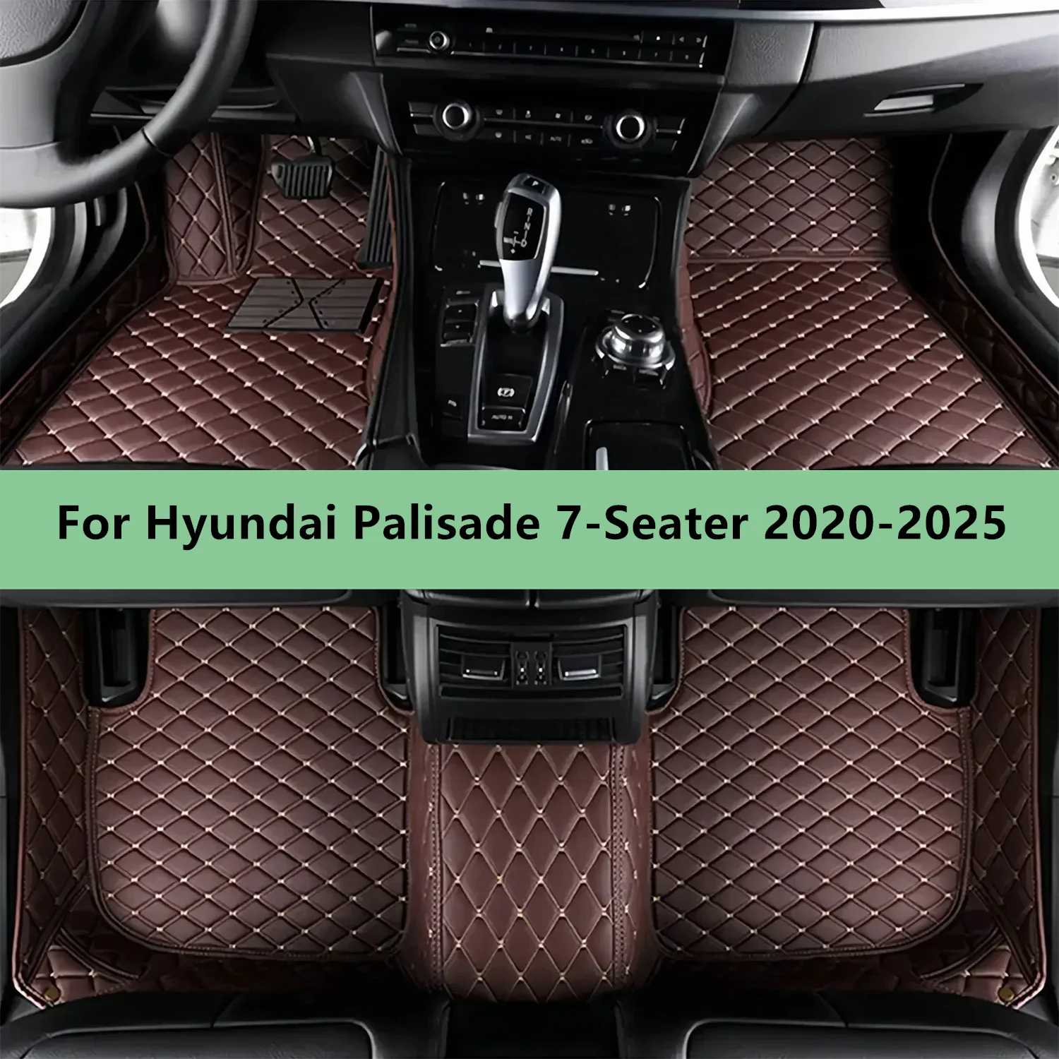

Car Floor Mats For Hyundai Palisade 7-Seater 2020-2025 Floor Mats for Men Women Car Interior Accessories