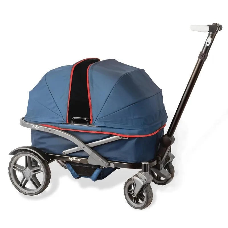 AnthemZ All-Terrain Stroller Wagon for 2 Kids, Wild Berry