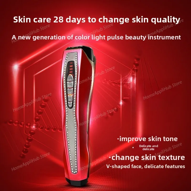 Facial Lifting, Firming, Wrinkle-Reducing & Serum Beauty Device with Skin Rejuvenation and Color Light Anti-Aging Functions